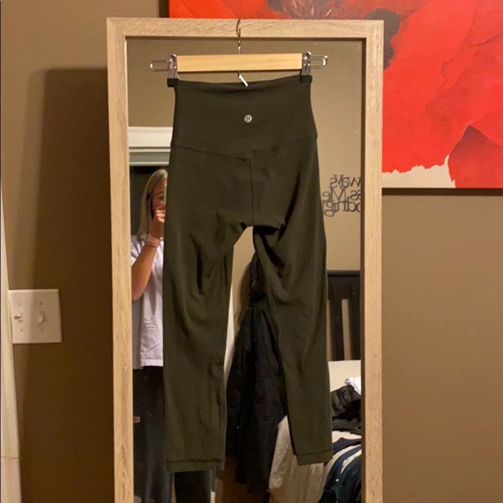 25” Olive Green Lululemon Align Legging